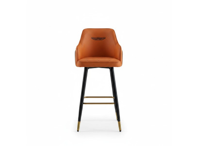 Diseñador Naranja Taburete de Bar Asiento Lounge 1 Plaza Asiento Individual Moderno Nuevo