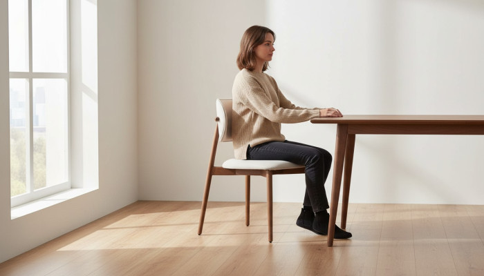 Silla textil blanca diseñador de una sola plaza Sillas de comedor elegantes Sillas