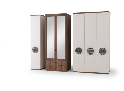 Armario blanco de dormitorio de madera muebles diseñador armario moderno