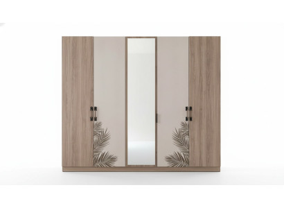 Diseño de armario de lujo moderno para el dormitorio.