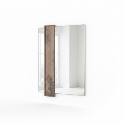 Espejo de pared de diseñador, espejo rectangular moderno, muebles modernos para el comedor, nuevo.