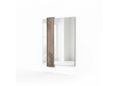 Espejo de pared de diseñador, espejo rectangular moderno, muebles modernos para el comedor, nuevo.