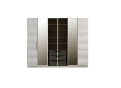 Diseño de armario con espejo para dormitorio muebles de lujo armario