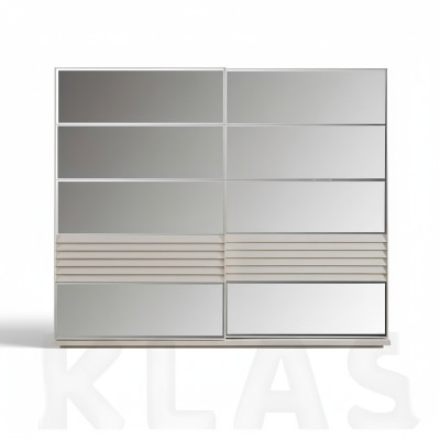 Diseñador armario gris Armario de madera Dormitorio Armarios de lujo