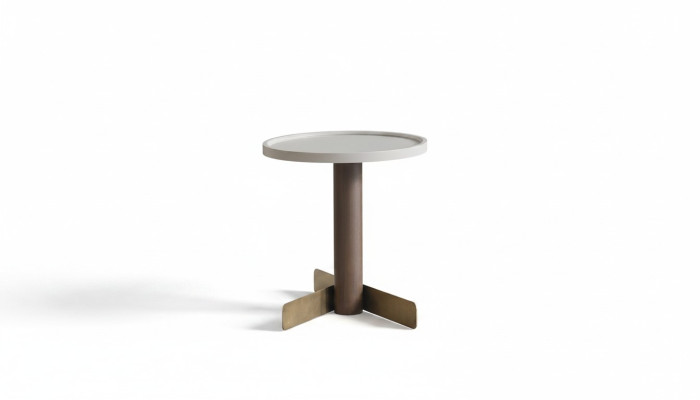 Mesa auxiliar Muebles de salón Diseñador Marrón Elegante mesa de madera
