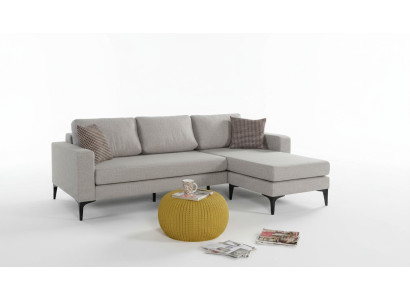Sofá de salón en forma de L, muebles modernos de lujo, sofá de esquina, tapizado nuevo.