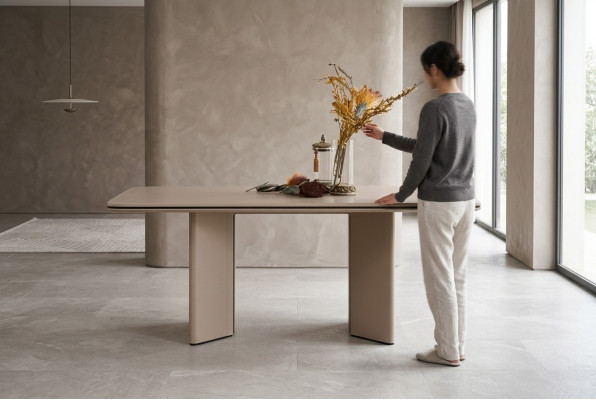 Comedor Mesa de comedor moderna Diseñador Mesas de madera Muebles lujosos de alta calidad