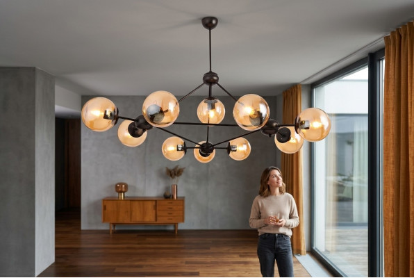 Lámpara de techo Luminaria Plafón Luces Lámparas Lámpara colgante 110x80