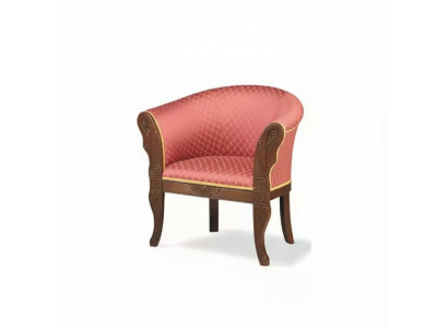 Clásico sillón de diseñador Muebles de sala Muebles de tela Tapizado Asiento.