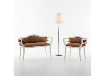 Sofá clásico, banco, sillas, muebles tapizados, muebles de salón, diseño.
