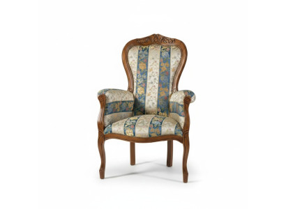 Silla Diseñador Asiento Lujo Tela Acolchonada Tejido Muebles Diseño Clásico