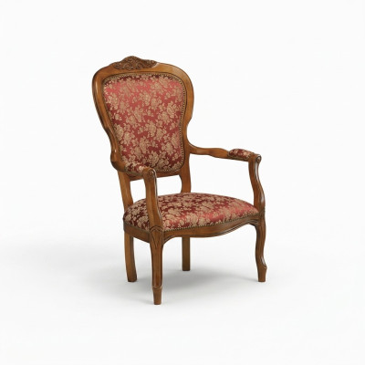 Silla con reposabrazos Silla de comedor Sillón de respaldo Diseño Silla tapizada Muebles de diseño