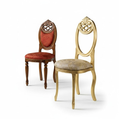 Silla clásica de comedor de lujo para diseñadores, muebles de asiento de silla con respaldo.