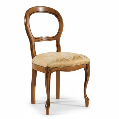 Silla de diseñador Silla de comedor clásica Silla tapizada Mueble textil