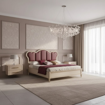 Dormitorio completo mesitas de noche modernas cama lujo conjunto diseño muebles nuevos