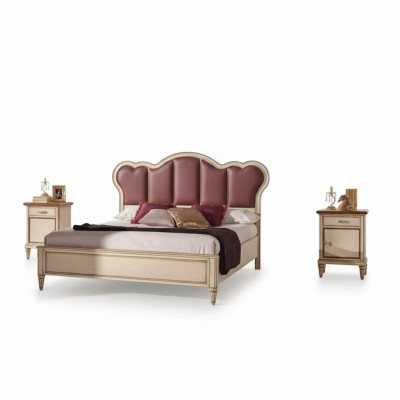 Dormitorio completo mesitas de noche modernas cama lujo conjunto diseño muebles nuevos