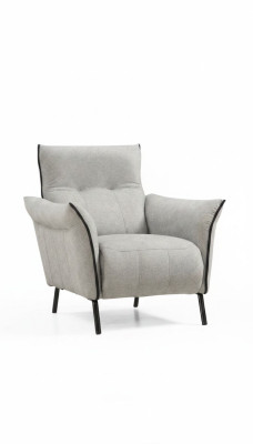 Sillón diseño tapicería textil muebles lujo sala de estar moderno butaca nueva.