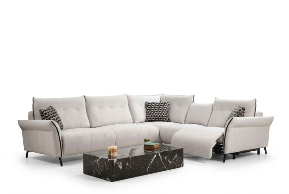 Sofá esquinero Salón Sofá Sofá Tapizado Textil Muebles Moderno Diseñador Nuevo