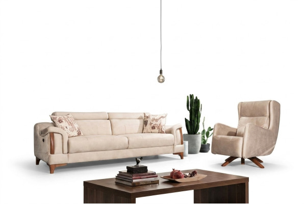 Sofá de sala de estar conjunto de un lugar moderno tres plazas sofá sofá nuevo
