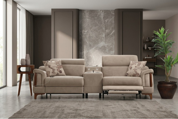 Sofá moderno sofá diseñador nuevo muebles de lujo en tela de salón