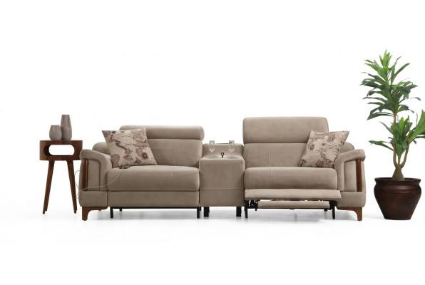 Sofá moderno sofá diseñador nuevo muebles de lujo en tela de salón