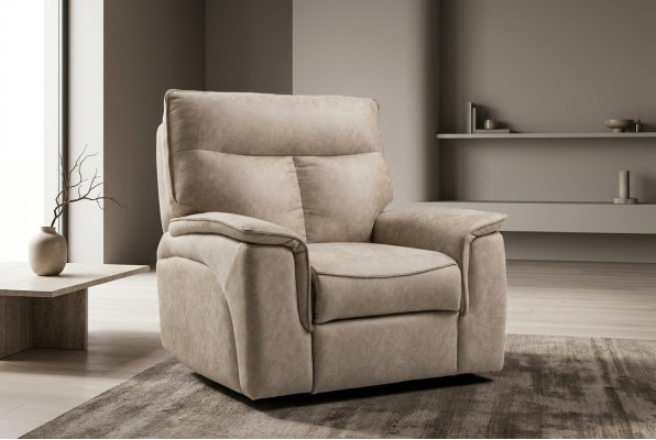 Sillón Diseño Moderno Tapizado Lujo Asiento Relajante Sala de estar Muebles tapizados