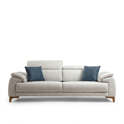 Sofá de tres plazas moderno y de lujo para salón, nuevo diseño de muebles tapizados.
