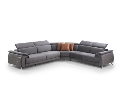 Sofá sofá esquinero en forma de L sofá tapizado muebles de asiento modernos muebles de lujo sala de estar