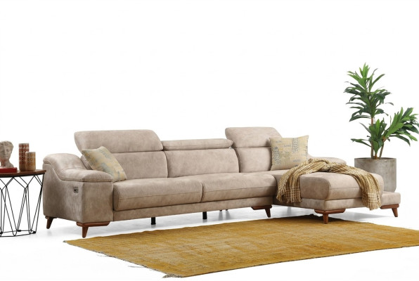 Sofá esquinero en forma de L diseño moderno salón sofá sofá sala de estar nuevos muebles.