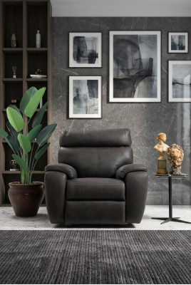 Diseño de sillón de lujo para sala de estar moderno y relajante.