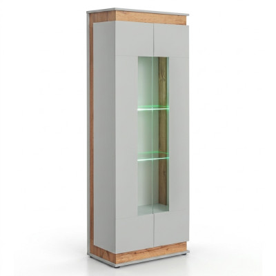 Vitrina blanca para sala de estar de lujo, armarios de madera muebles nuevos de diseñador