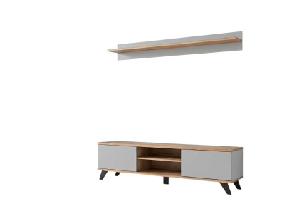 Conjunto de sala de estar de lujo, soporte para TV, estantería moderna, muebles de madera, diseñador.