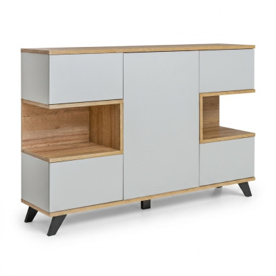 Mueble moderno blanco aparador salón nuevo lujo diseñador muebles de madera.