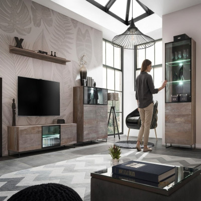 Juego de sala moderno TV stand diseño mobiliario vitrina nuevo muebles de madera