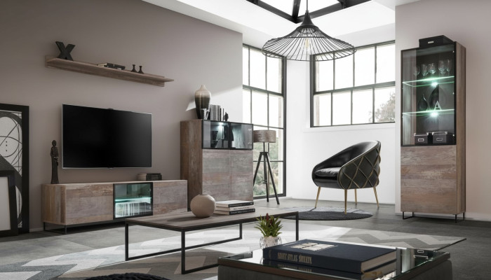 Juego de sala moderno TV stand diseño mobiliario vitrina nuevo muebles de madera