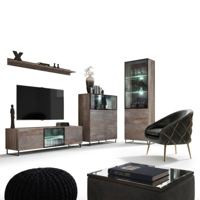 Juego de sala moderno TV stand diseño mobiliario vitrina nuevo muebles de madera
