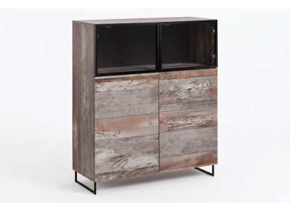 Vitrina de diseño moderno para sala de estar estilo contemporáneo, mueble de madera nuevo.