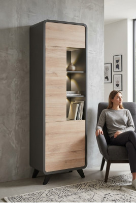 Vitrine Muebles de sala de estar Muebles de madera Lujo Moderno Armario Diseño Mobiliario