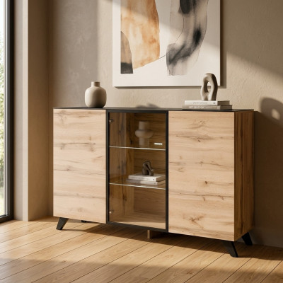 Cómoda de madera diseño moderno Aparador salón Mobiliario Nuevo