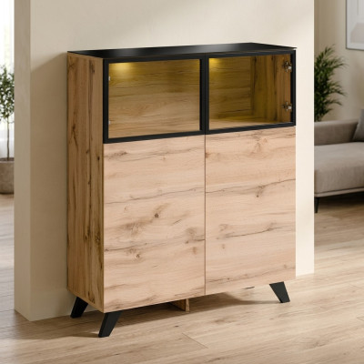 Vitrinen Wohnzimmermöbel Schrank aus Holz Luxusmoderne Einrichtung Design