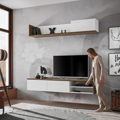 Mueble de salón estantería de pared Diseño moderno Soporte para TV Mobiliario de salón Nuevo