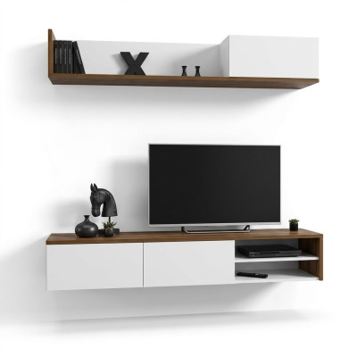 Mueble de salón estantería de pared Diseño moderno Soporte para TV Mobiliario de salón Nuevo