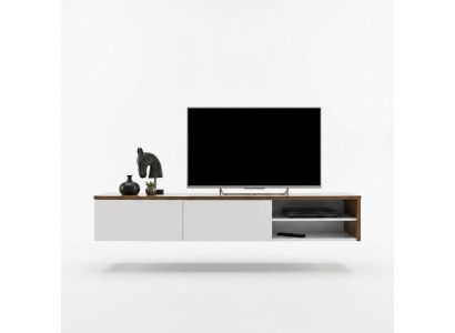 Diseñador de lujo Soporte de TV de sala de estar de madera de tablero bajo moderno nuevo mueble