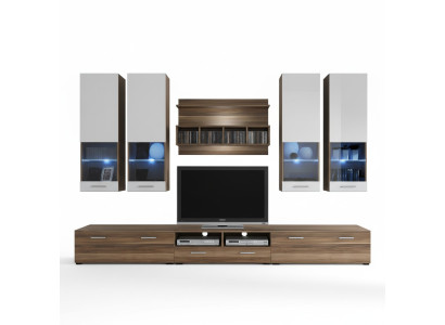 Soporte de TV de lujo Salón RTV Lowboard Estante de pared de diseñador Moderno Salón
