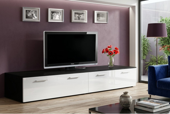 Soporte de TV RTV Bajo diseño de tablero de madera moderno para salón