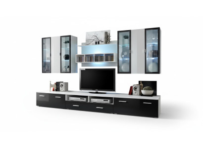 Modernas paredes de diseño Soporte de TV de madera Muebles de sala de estar Instalación de TV