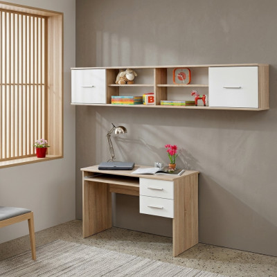 Estante de pared Dormitorio Estante Lujo Madera Mobiliario Habitación juvenil Nuevo Muebles