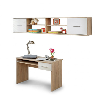 Estante de pared Dormitorio Estante Lujo Madera Mobiliario Habitación juvenil Nuevo Muebles