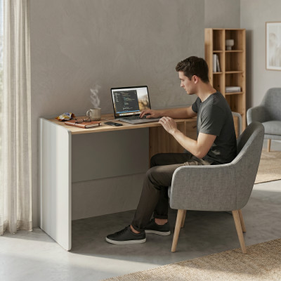 Escritorio de lujo diseñador de mesa dormitorio nuevo estilo de mobiliario moderno de madera