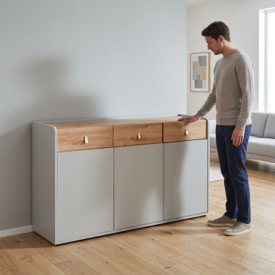Cómoda de madera de lujo Muebles modernos de diseño para el dormitorio Aparador